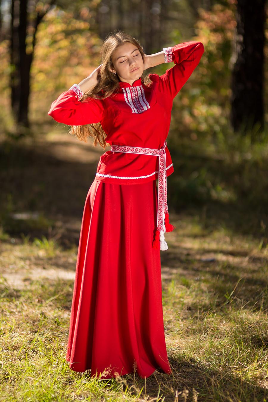 Underwear Women in Slavic costumes in Huzhou