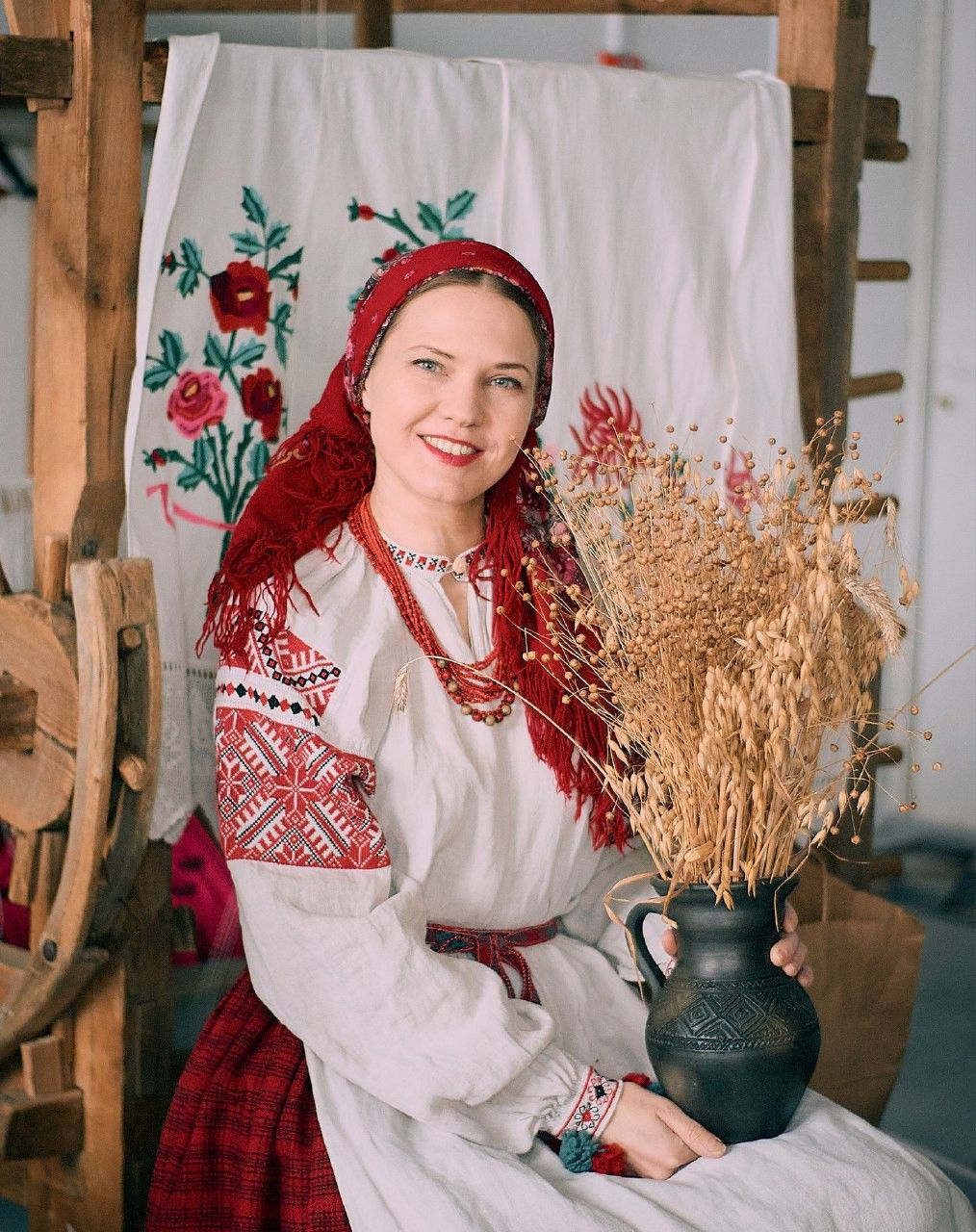 Women in Slavic costumes in Huzhou