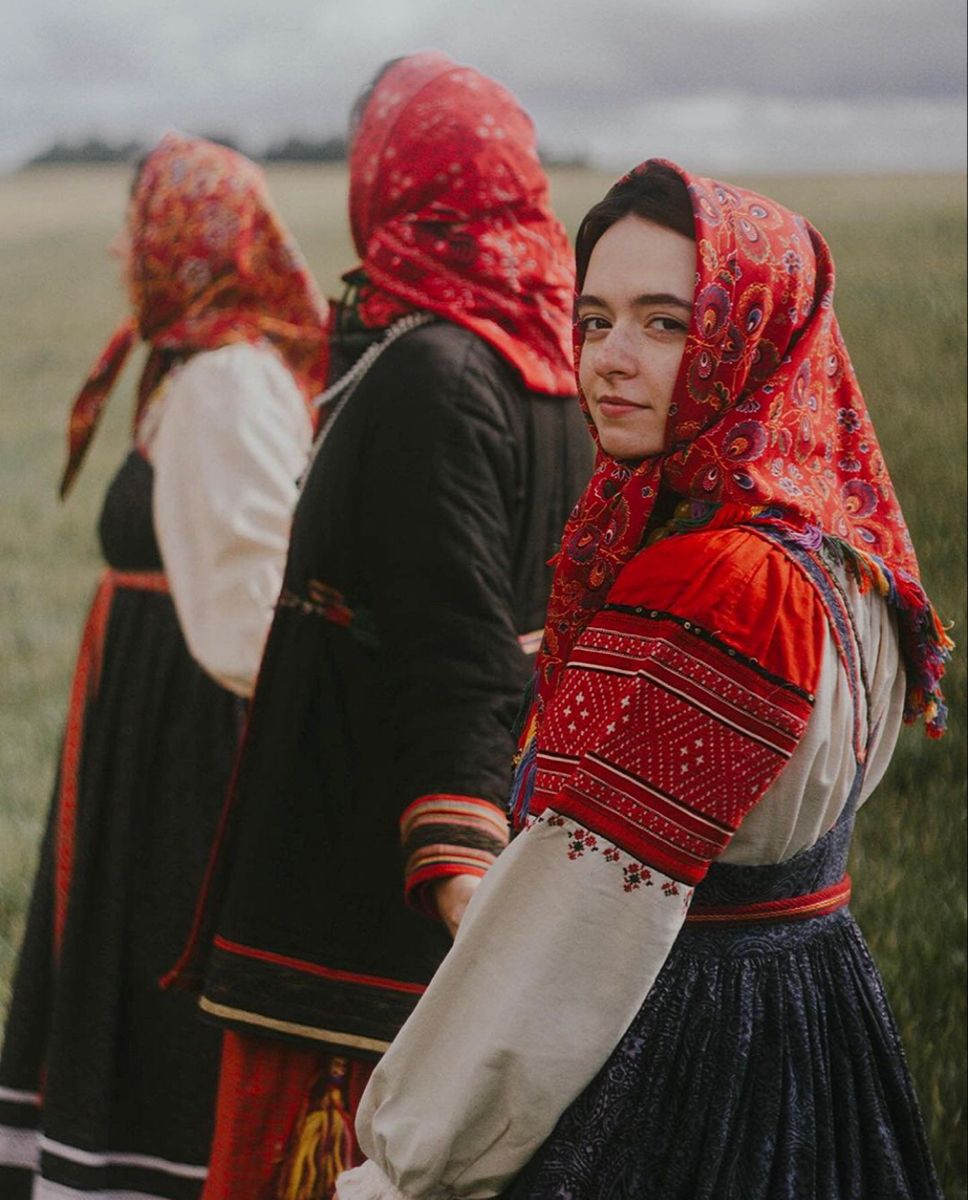 Women in Slavic costumes in Huzhou