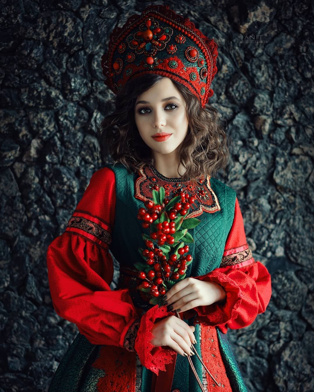 Nude girl Women in Slavic costumes in Huzhou